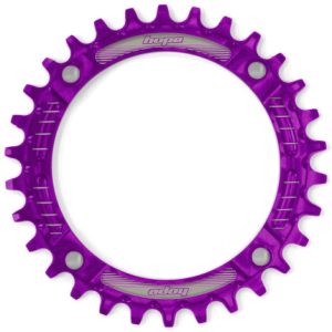 Hope Retainer Ring Single Chainring - Purple / 36 / 4 Arm, 104mm