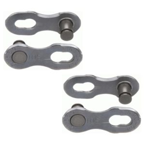 KMC Missing Link 10 Speed Chain Links - Card Of 2 - Silver / 10 Speed / Shimano / KMC / Card Of 2