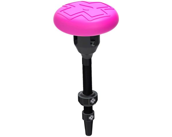 Muc-Off Stealth Tubeless Valve Tag Holder Kit (Black/Pink) (44mm) (Single)