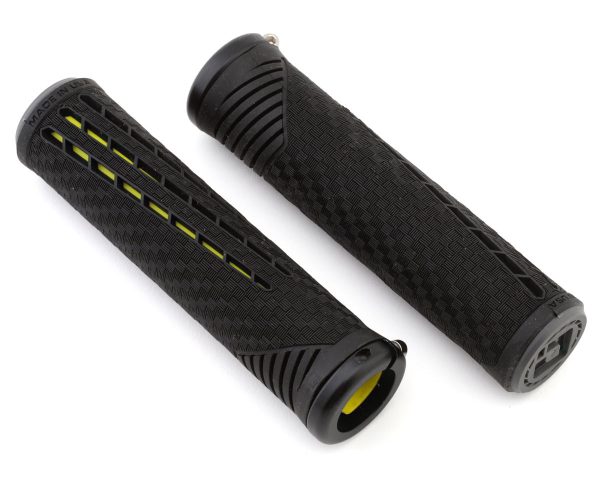 ODI CF Lock-On Grips (Black/Yellow)