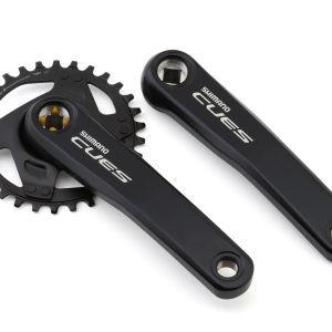 Shimano Cues FC-U4000 Crankset w/ Chainring (Black) (1 x 9/10/11 Speed) (170mm) (30T) (Square Taper)