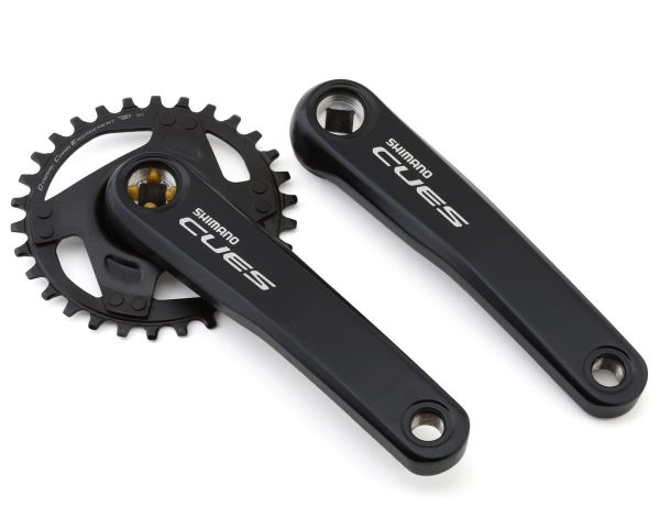 Shimano Cues FC-U4000 Crankset w/ Chainring (Black) (1 x 9/10/11 Speed) (170mm) (30T) (Square Taper)