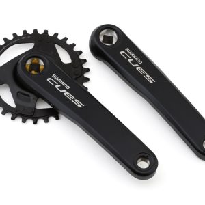 Shimano Cues FC-U4000 Crankset w/ Chainring (Black) (1 x 9/10/11 Speed) (175mm) (30T) (Square Taper)