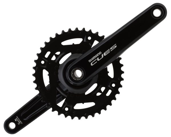 Shimano Cues FC-U4010 Crankset (Black) (2 x 9/10/11 Speed) (2-Piece) (175mm) (40/26T) (Riveted)