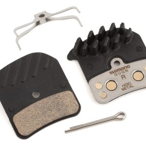 Shimano Disc Brake Pads (Metal) (w/ Cooling Fins) (H03C-MF) (Shimano Deore XT/Saint) (1 Pair)