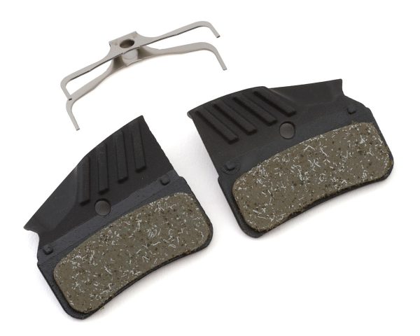 Shimano Disc Brake Pads (Resin) (w/ Cooling Fins) (NO3A-RF) (Shimano XTR/XT/SLX/CUES) (1 Pair)