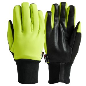 Specialized Softshell Deep Winter Long Finger Gloves (Hyper Green) (L)