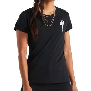 Specialized Women's S-Logo Short Sleeve T-Shirt (Black) (S)