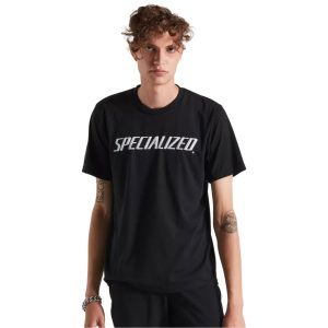 Specialized Wordmark Short Sleeve Tee (Black) (S)