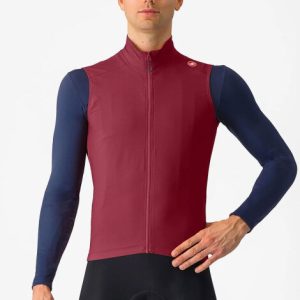 Castelli Espresso Vest - AW24 - Deep Bordeaux / XSmall