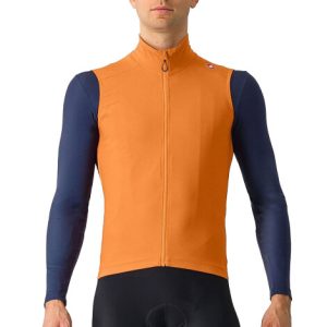 Castelli Espresso Vest - AW24 - Vivid Orange / Dark Grey / XSmall