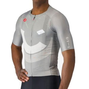 Castelli R-A/D Short Sleeve Cycling Jersey - SS24 - Multicolour Grey / XSmall