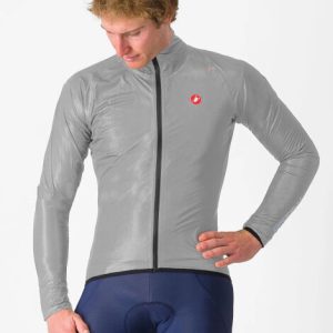 Castelli Squall Shell Jacket - AW24 - Silver Grey / Black / XSmall