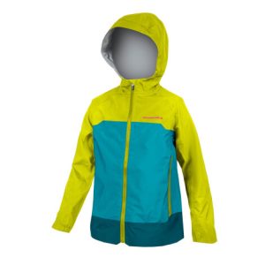 Endura Kids MT500 Waterproof Jacket - 11 - 12 Years / Green / Light Green