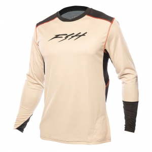 Fasthouse | Alloy Ronin Long Sleeve Jersey Men's | Size Small In Cream | Spandex/polyester