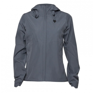 Fox Apparel | W Ranger 2.5L Water Jacket Women's | Size Large In Graphite | Polyester