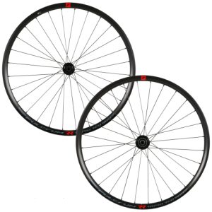 Fulcrum Rapid Red 900 DB 2WF Gravel Wheelset - 650B - Black / Shimano / 12mm Front - 142x12mm Rear / Centerlock / Pair / 10-11 Speed / Clincher / 650B