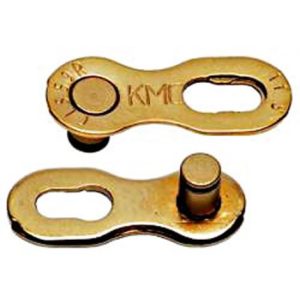 KMC Missing Link 11 Speed EPT Chain Links - Card Of 2 - Silver / 11 Speed / Campagnolo / Shimano