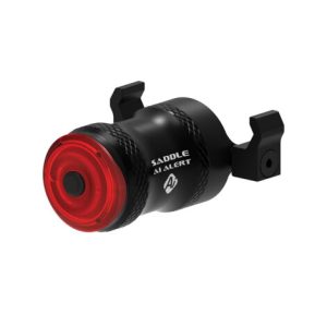 Lezyne Saddle AI Alert 250 LED Rear Bike Light - Black / Rechargeable / Rear