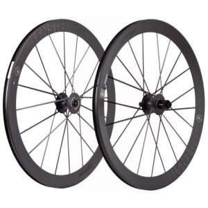 Lightweight Meilenstein 24 Evo Schwarz Edition Tubeless Carbon Disc Wheelset - 700c - Black / Shimano / 12mm Front - 142x12mm Rear / Centerlock / Pair / 11-12 Speed / Clincher / 700c