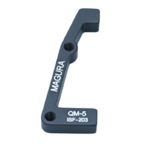 Magura Disc Brake Adaptor - Black / QM5 / 203mm IS Front