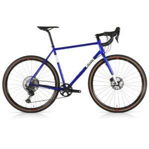 Merlin All-Road Steel GRX 820 Gravel Bike - Metallic Blue / White / Black / 56cm