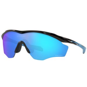 Oakley M2 Frame XL Prizm Sunglasses - Polished Black Frame / Prizm Sapphire / OO9343-2145