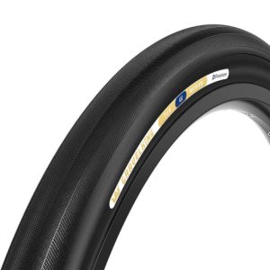 Panaracer Gravel King Slick TLR Gravel Tyre - 700c - Black / Brown / 700c / 40mm / Clincher / Folding