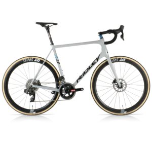 Ridley Helium SLX Disc Rival AXS Carbon Road Bike - Ex Display - Battleship Grey / Large