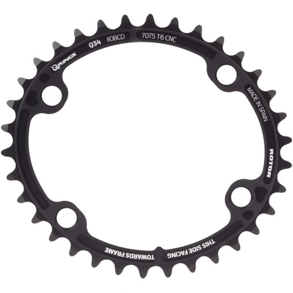 Rotor ALDHU and Shimano 9100/8000 Q Inner Chainring 110BCD