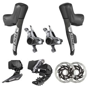 SRAM RED eTap AXS 2X Electronic Post Mount HRD Groupset