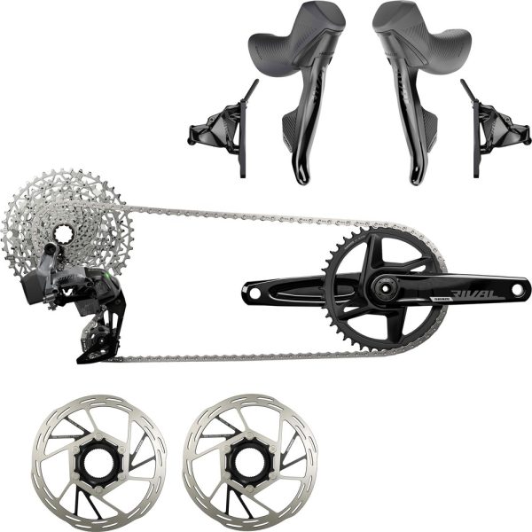 SRAM Rival XPLR eTap AXS 1x Flat Mount DUB Electronic Groupset