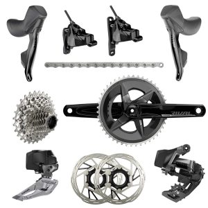 SRAM Rival eTap AXS 2X 10-30 Flat Mount HRD Groupset