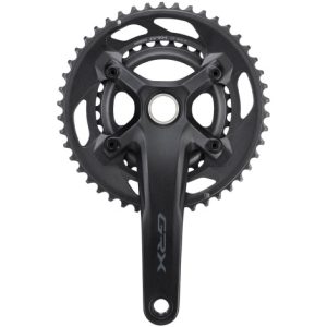 Shimano GRX RX600 Gravel Chainset - 2x11 Speed - Black / 30/46 / 175mm / 11 Speed