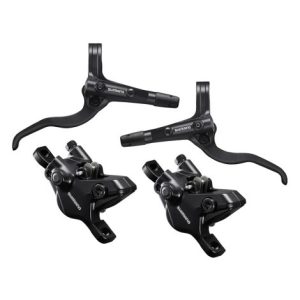 Shimano MT401/MT410 Front And Rear Disc Brake Set - Black / Pair