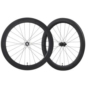 Shimano Ultegra R8170 C60 TL Disc Road Wheelset - 700c - 12mm Front - 142x12mm Rear / Black / Shimano / Centerlock / Pair / 10-11 Speed / Clincher / 700c