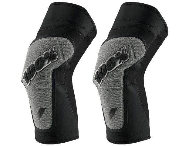 100% Ridecamp Knee Guards (Black/Grey) (M)