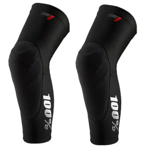 100% Teratec Knee Guards (Black) (XL)