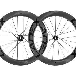 Cadex 65 Tubular Carbon Road Wheels (Shimano HG 11/12) (12 x 142mm) (Rear) (700c) (Black) (Disc Brak