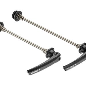 Cadex Titanium Road Skewer Set (Black/Silver) (Titanium) (100/130mm)