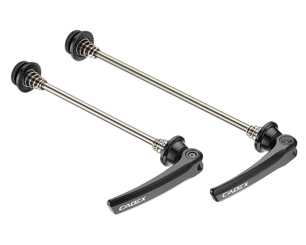 Cadex Titanium Road Skewer Set (Black/Silver) (Titanium) (100/130mm)