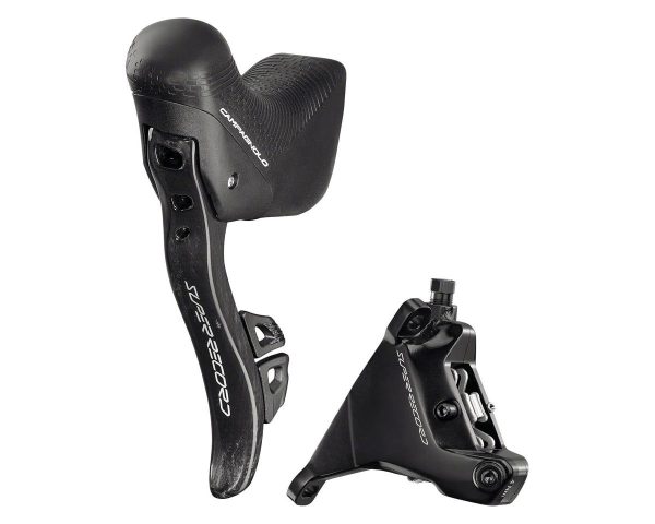 Campagnolo Super Record Ergopower Hydraulic Disc Brake/Shift Lever (Black) (Left) (2x) (Flat Mount)