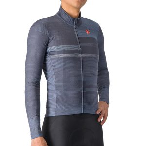 Castelli Collapse Long Sleeve Jersey (Twilight Blue/Light Steel Blue/Winter Sky) (L)