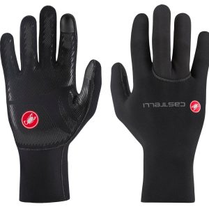 Castelli Diluvio One Long Finger Gloves (Black) (2XL)