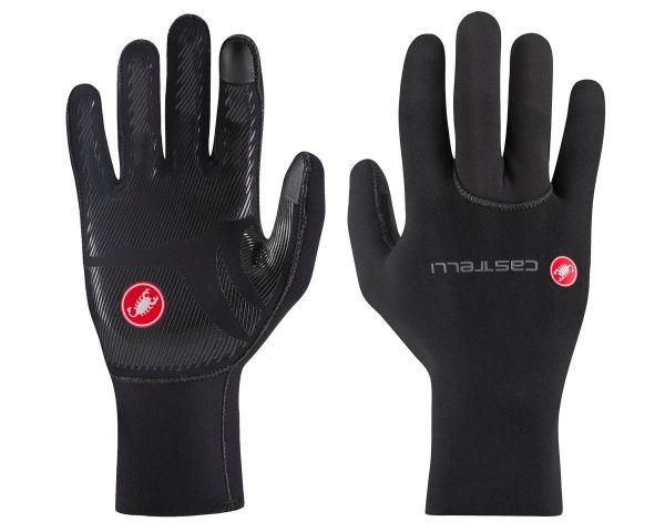 Castelli Diluvio One Long Finger Gloves (Black) (2XL)