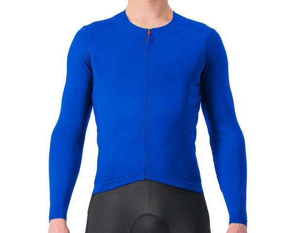 Castelli Fly Long Sleeve Jersey (Vivid Blue) (2XL)