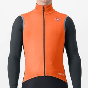 Castelli Perfetto RoS 2 Cycling Vest - AW24 - Red Orange / Small