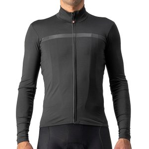 Castelli Pro Thermal Mid Long Sleeve Jersey (Dark Grey) (L)