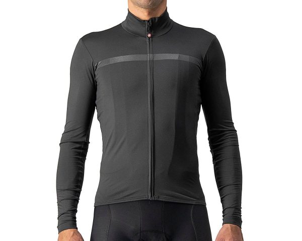 Castelli Pro Thermal Mid Long Sleeve Jersey (Dark Grey) (L)