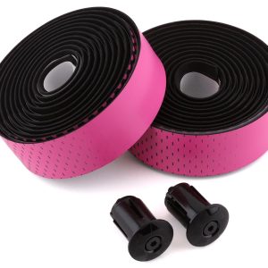 Ciclovation Advanced Leather Touch Handlebar Tape (Fusion Dot Black/Pink)